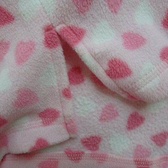 💰3/$25 Charter Club Women's Pajama Top Fleece Pink Heart Pastel Valentine XL - Picture 7 of 10